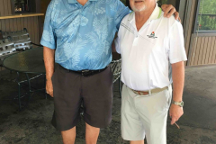 Purple Green Flight winners, John Baker and Rich Martinez