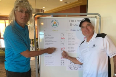 Winning 1st Place in the Gold Flight with a great score of net 63 was the team of Greg Sarratt and Gus Climent.